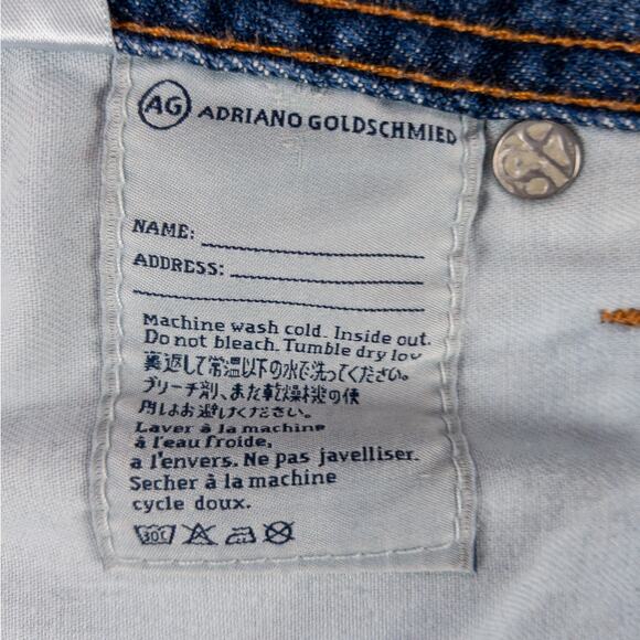 Men’s 38x25 USA Made AG Adriano Goldschmied The Graduate Jeans Tailored Leg - Picture 10 of 13